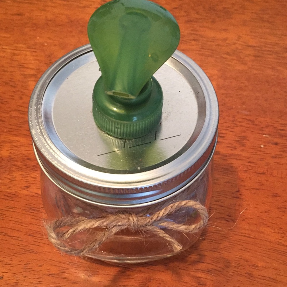 Handmade-Square Ball jar soap pump